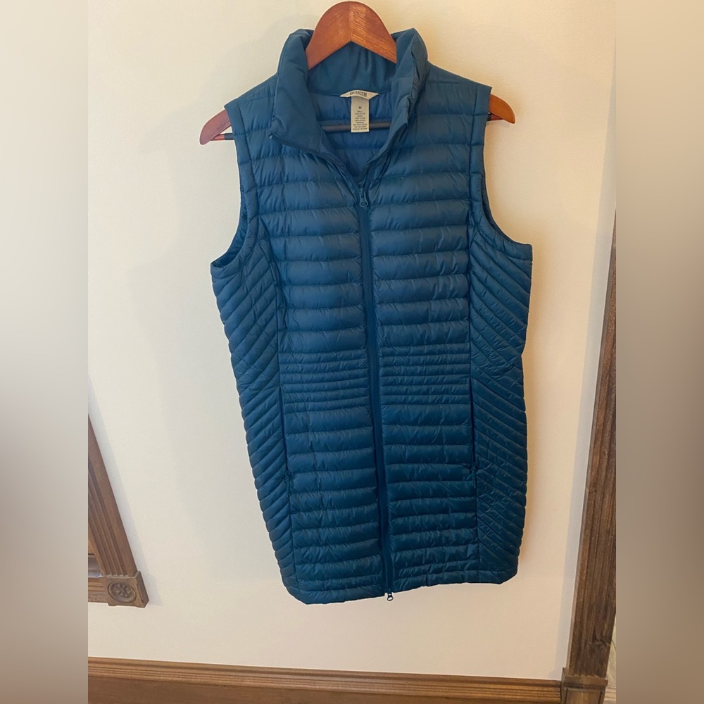 Duluth Trading Co Blue Quilted Vest